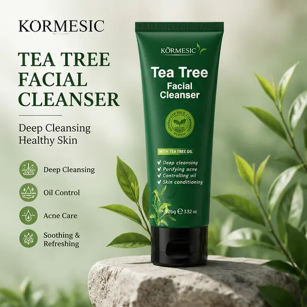 kormesic-tea-tree-facial-cleanser-with-tea-tree-oil-deep-cleansing-oil-control-face-wash-1
