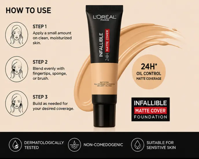 loreal-paris-infallible-24h-matte-cover-foundation-full-coverage-oil-control-3