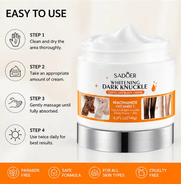 sadoer-dark-knuckle-whitening-cream-with-niacinamide-vitamin-c-brightening-care-4